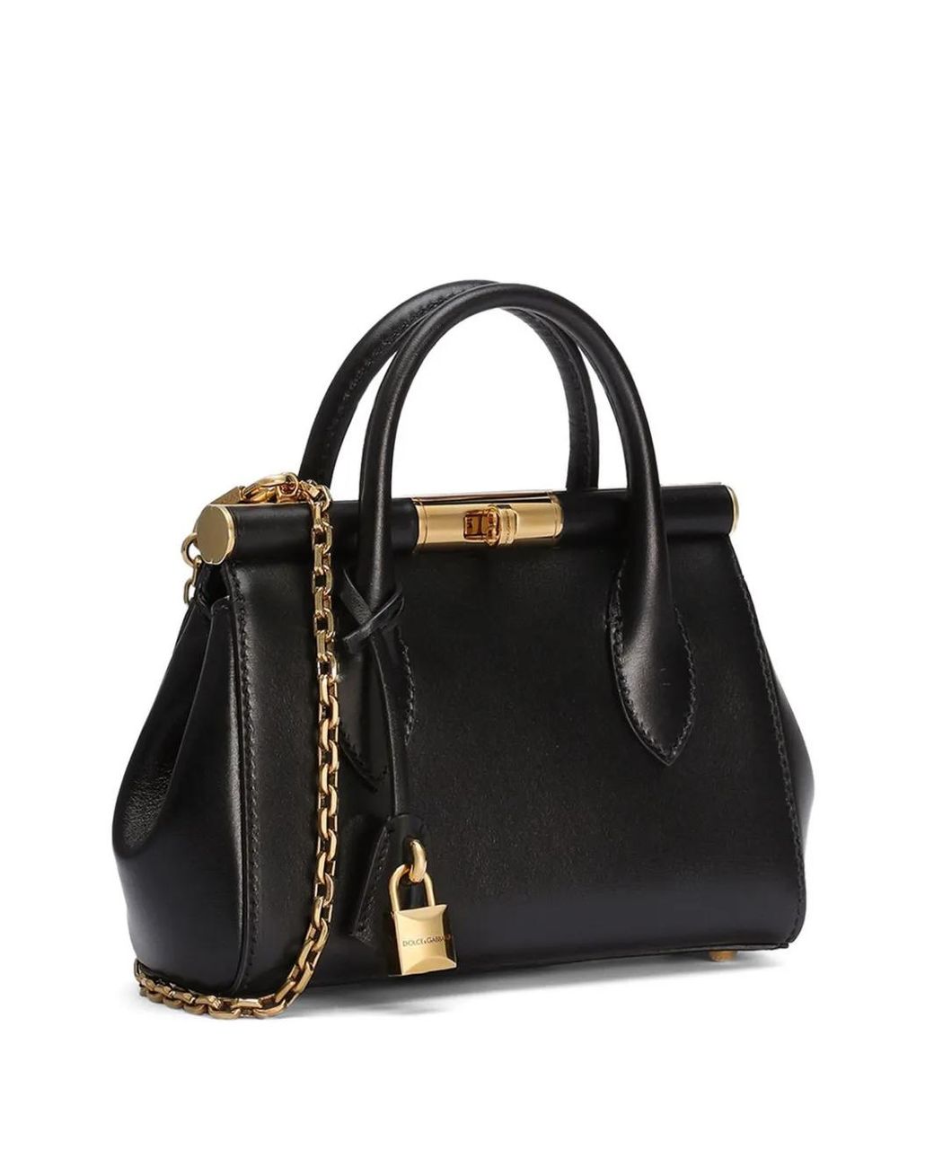 Dolce & Gabbana Black Small Marlene Handbag