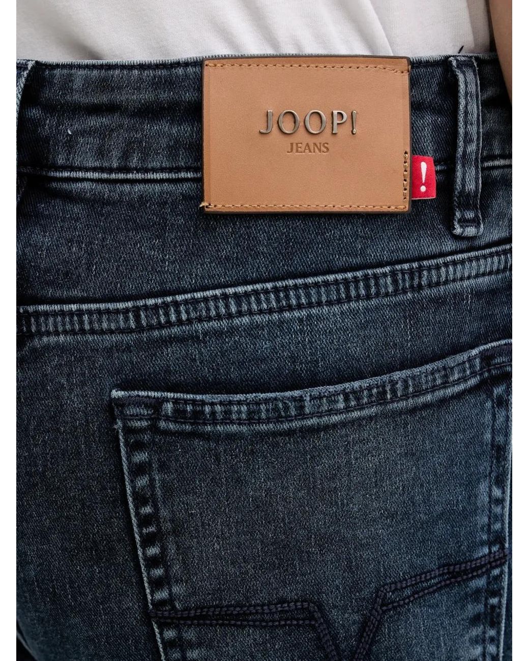 Joop! Blue Mitch Ring-Detail Jeans for men