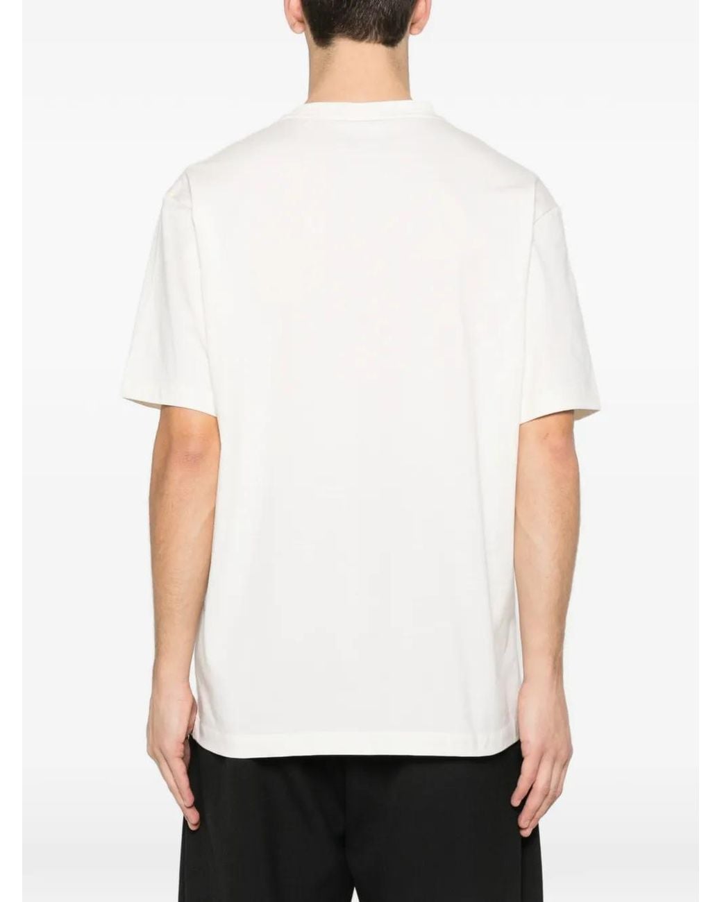 Y-3 White Graphic T-Shirt