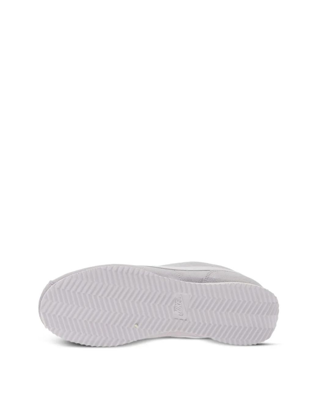 Nike White Cortez Suede Sneakers