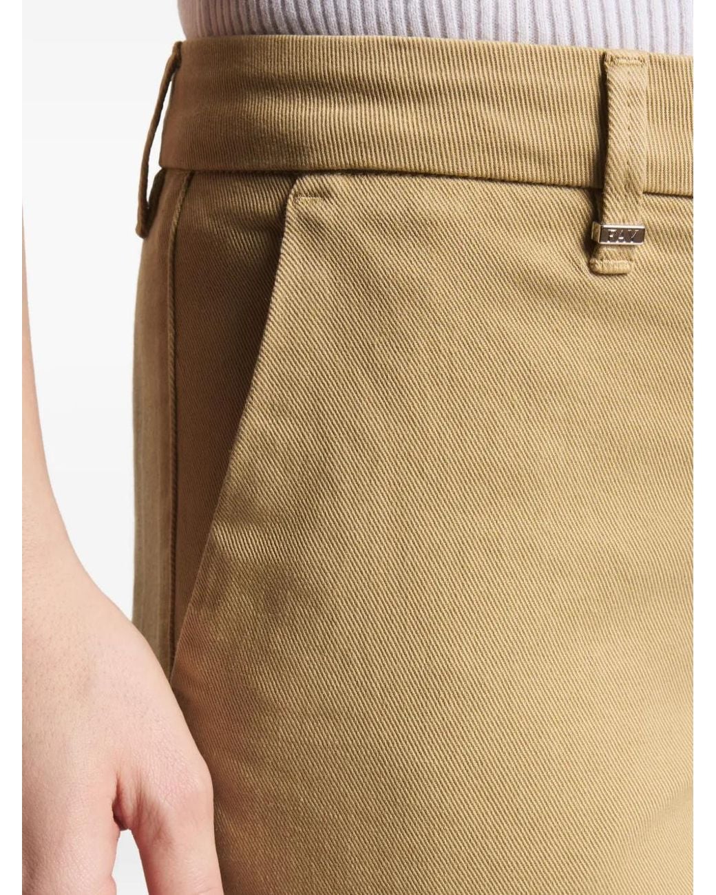 Chino Con Risvolti di Fay in Natural
