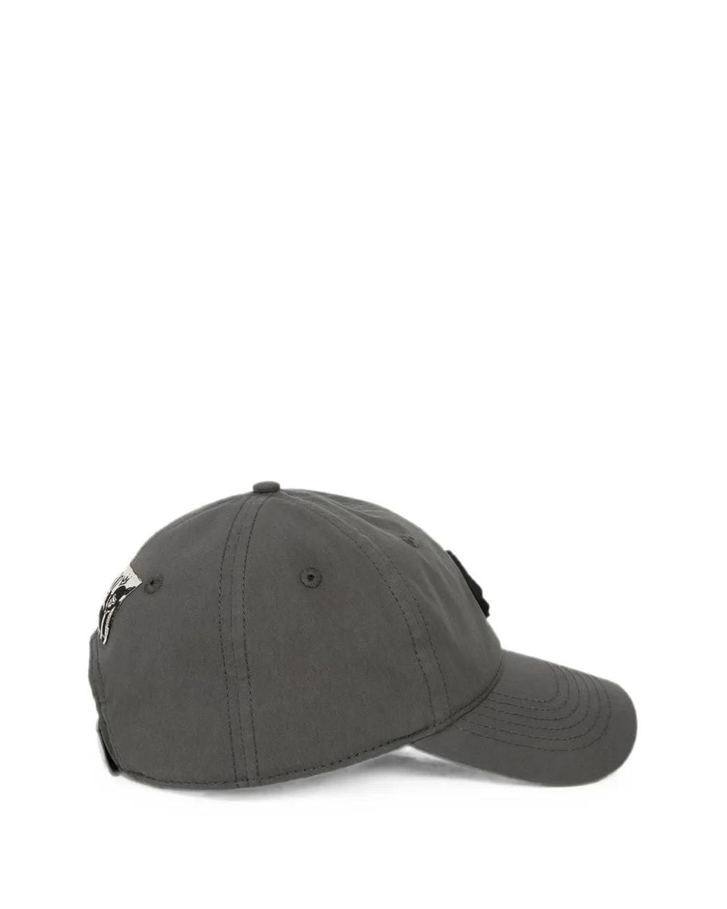 Aape By A Bathing Ape Gray Moonface Logo-Patch Cap for men