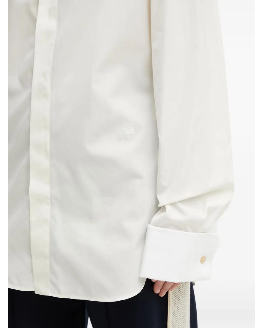 Wales Bonner White Portrait Long-Sleeve Shirt