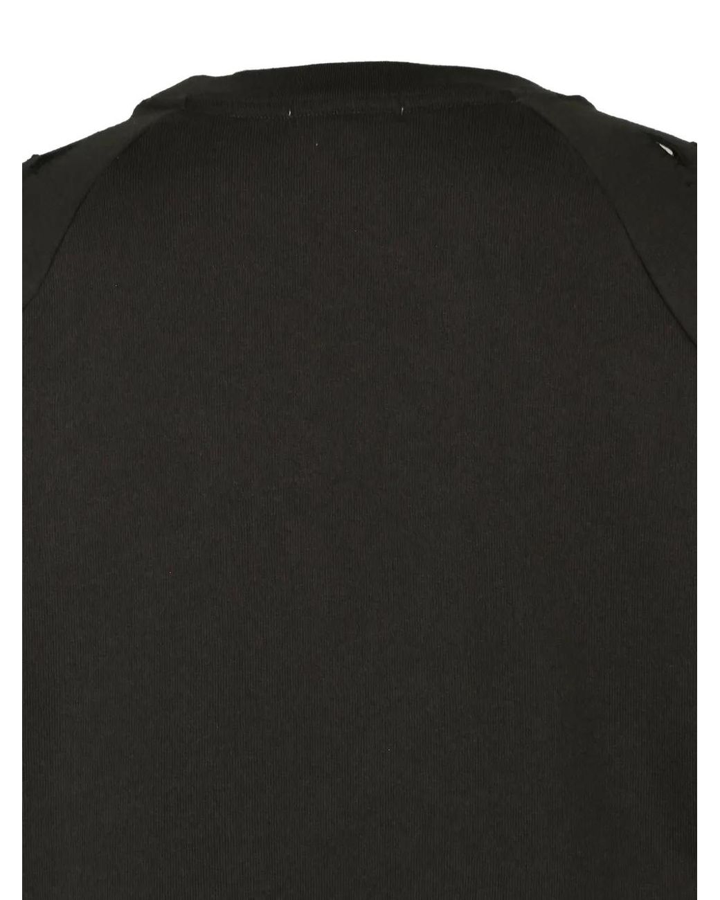 MASU Black Heart Hole Graphic-Print Sweatshirt for men
