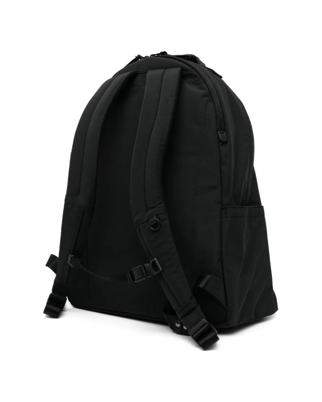 Agnes B. Black Logo-Patched Zip Backpack for men