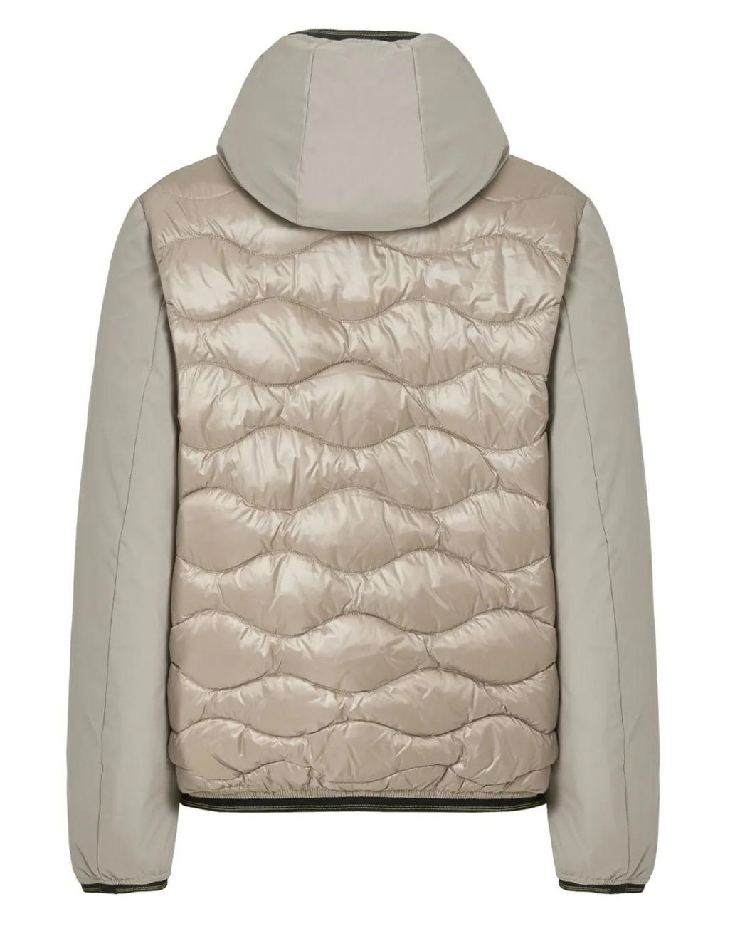Blauer Gray Logo-Patch Padded Jacket for men