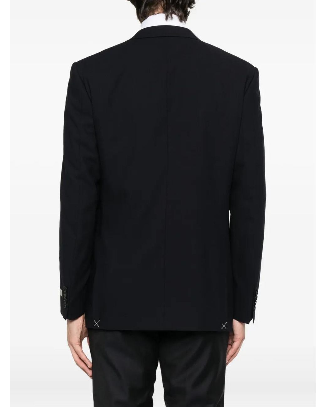Canali Black Two-Button Wool Jacket for men