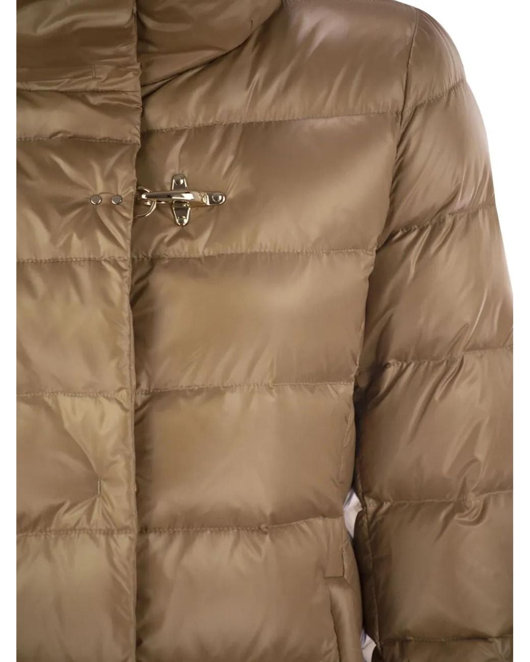 Fay Natural Ganci-Hook Puffer Jacket