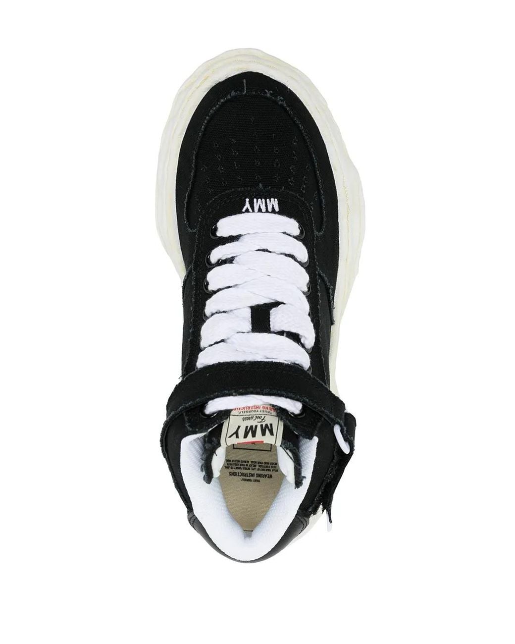 Maison Mihara Yasuhiro Black Wayne High-Top Sneakers