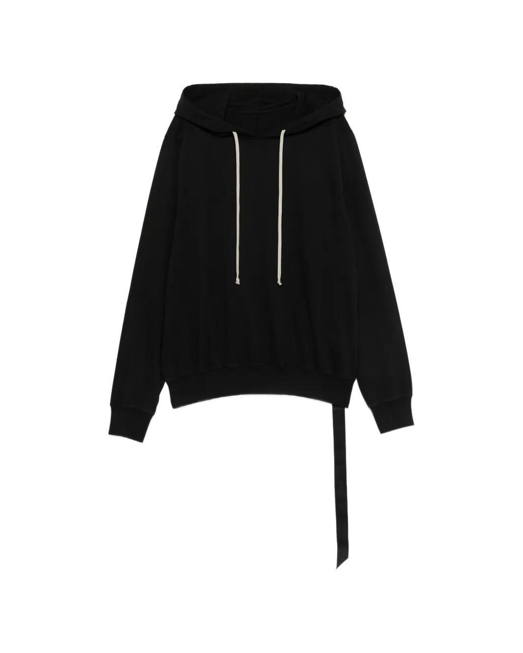 Rick Owens Black Oversized Hoodie for men