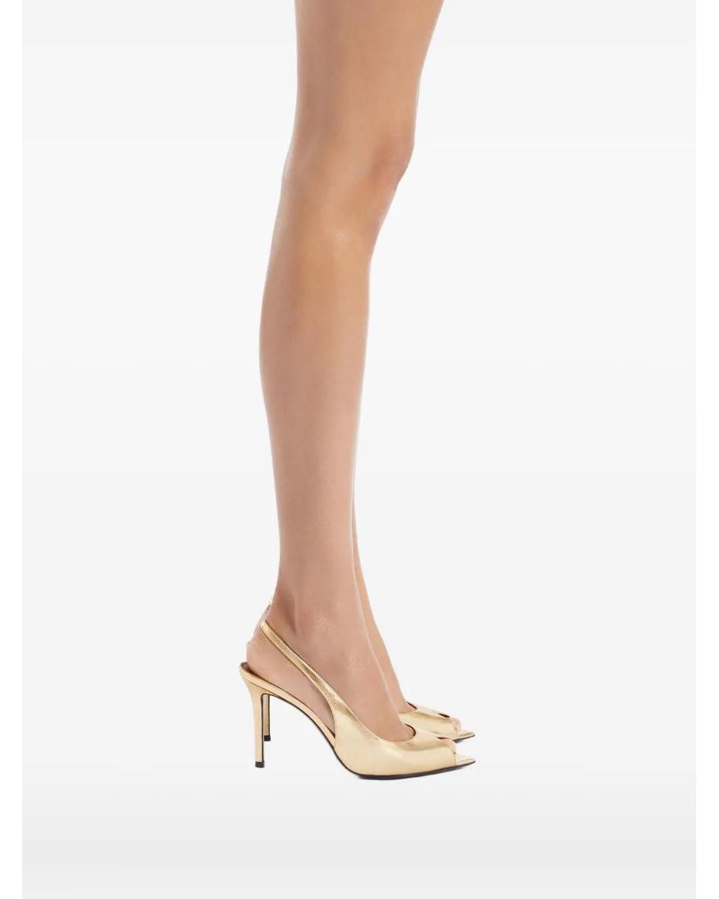 Giuseppe Zanotti White 90Mm Intriigo Open Toe Sandals