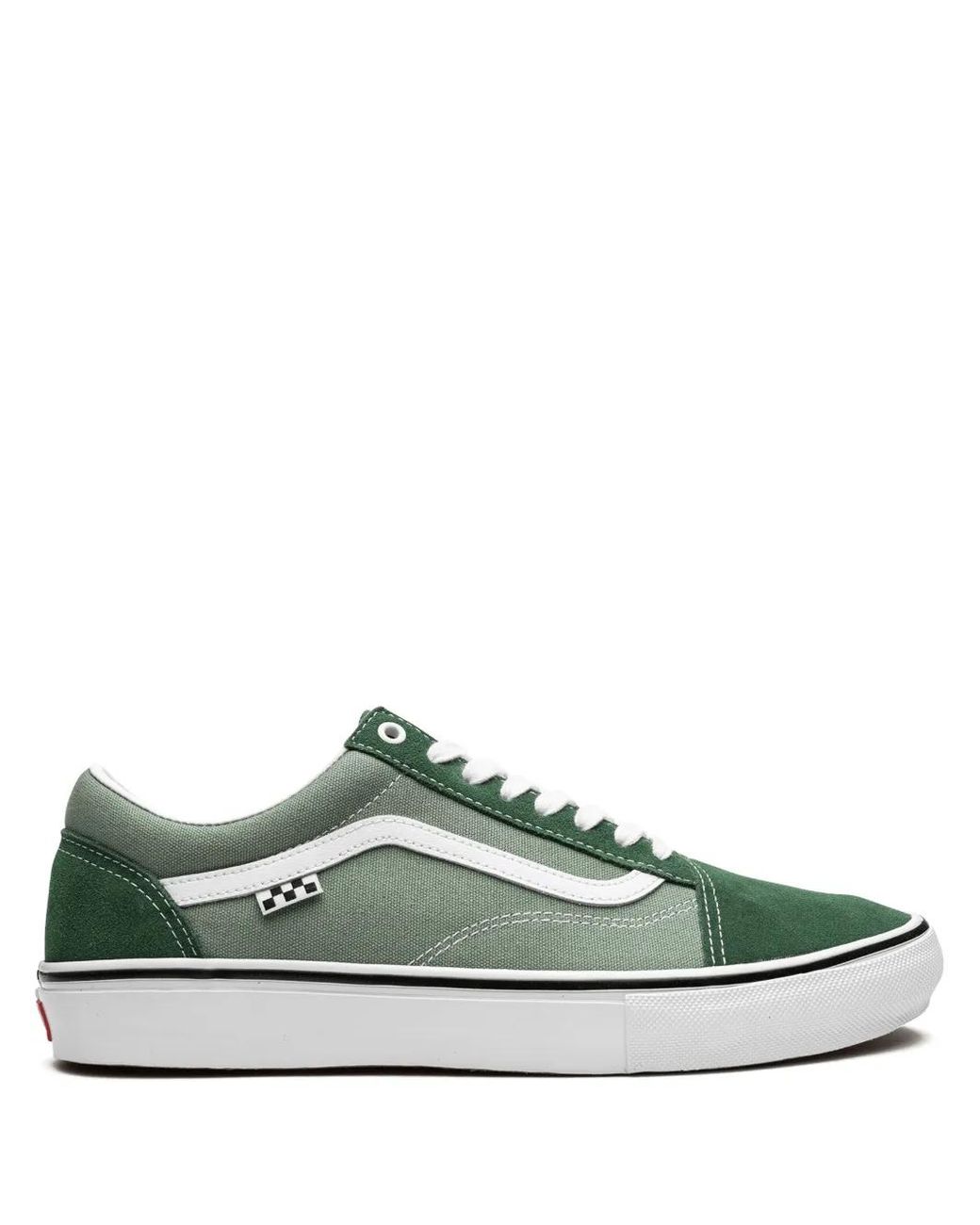 Vans Green Old Skool Low-Top Sneakers