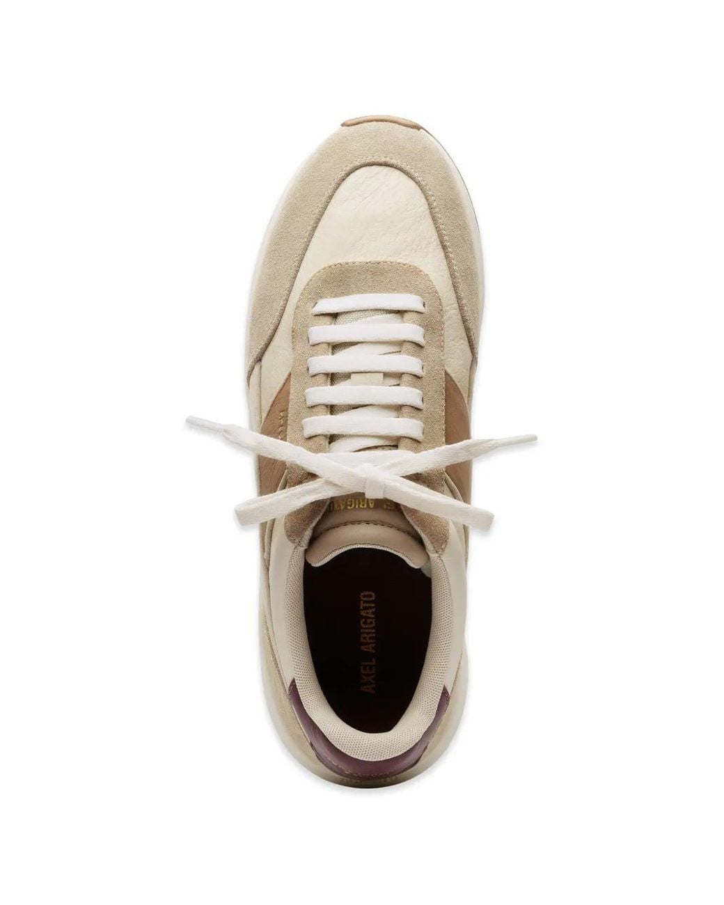 Axel Arigato White Genesis Neo Panelled Runner Sneakers for men