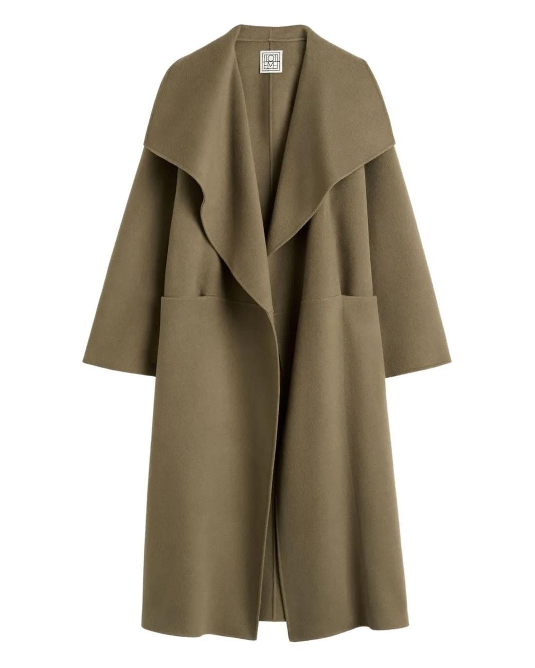 Totême Green Long-Sleeved Coat