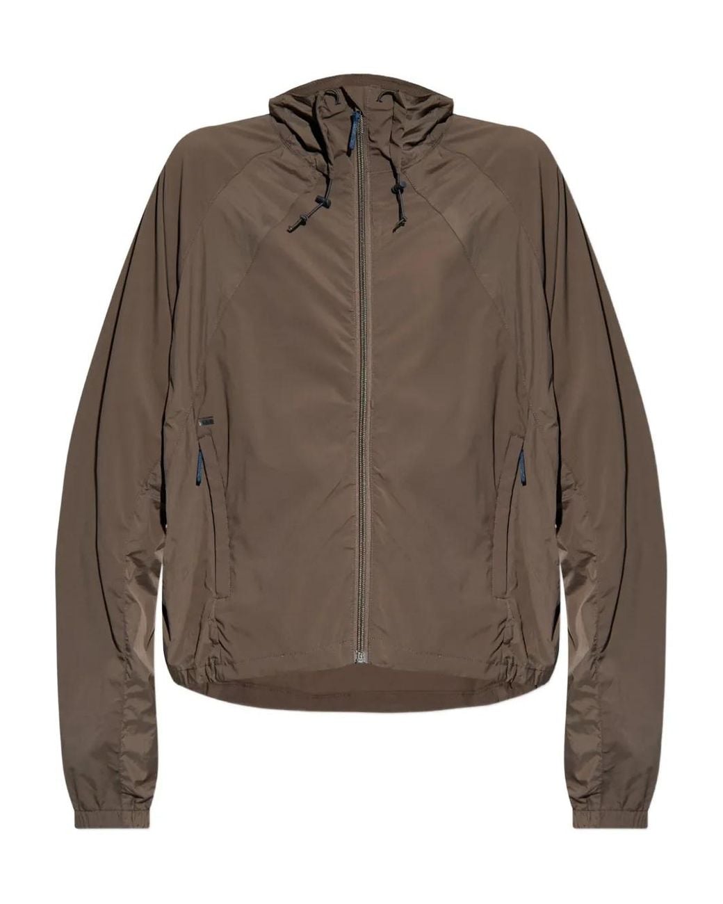 Rethinkit Studios Brown Hooded Zip-Front Jacket