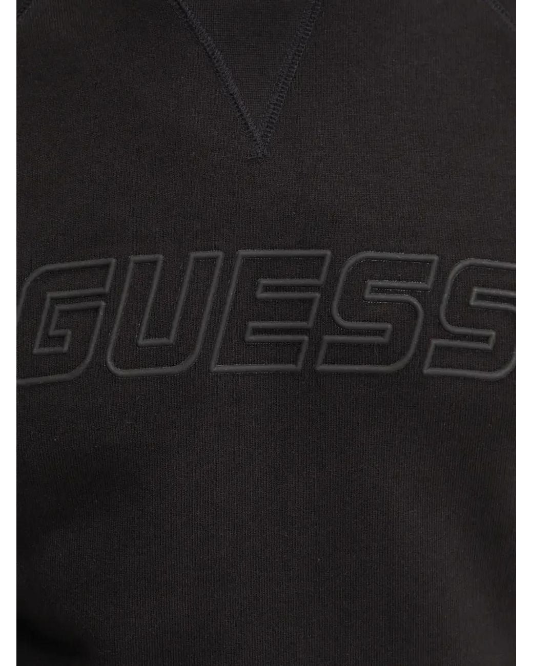 Sudadera Con Logo Estampado Guess de hombre de color Blue