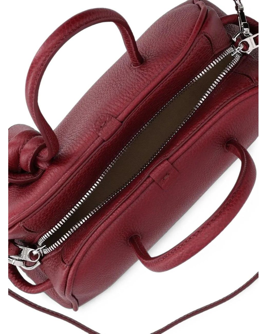 Jacquemus Red The Small Turismo Soft Bowling Bag