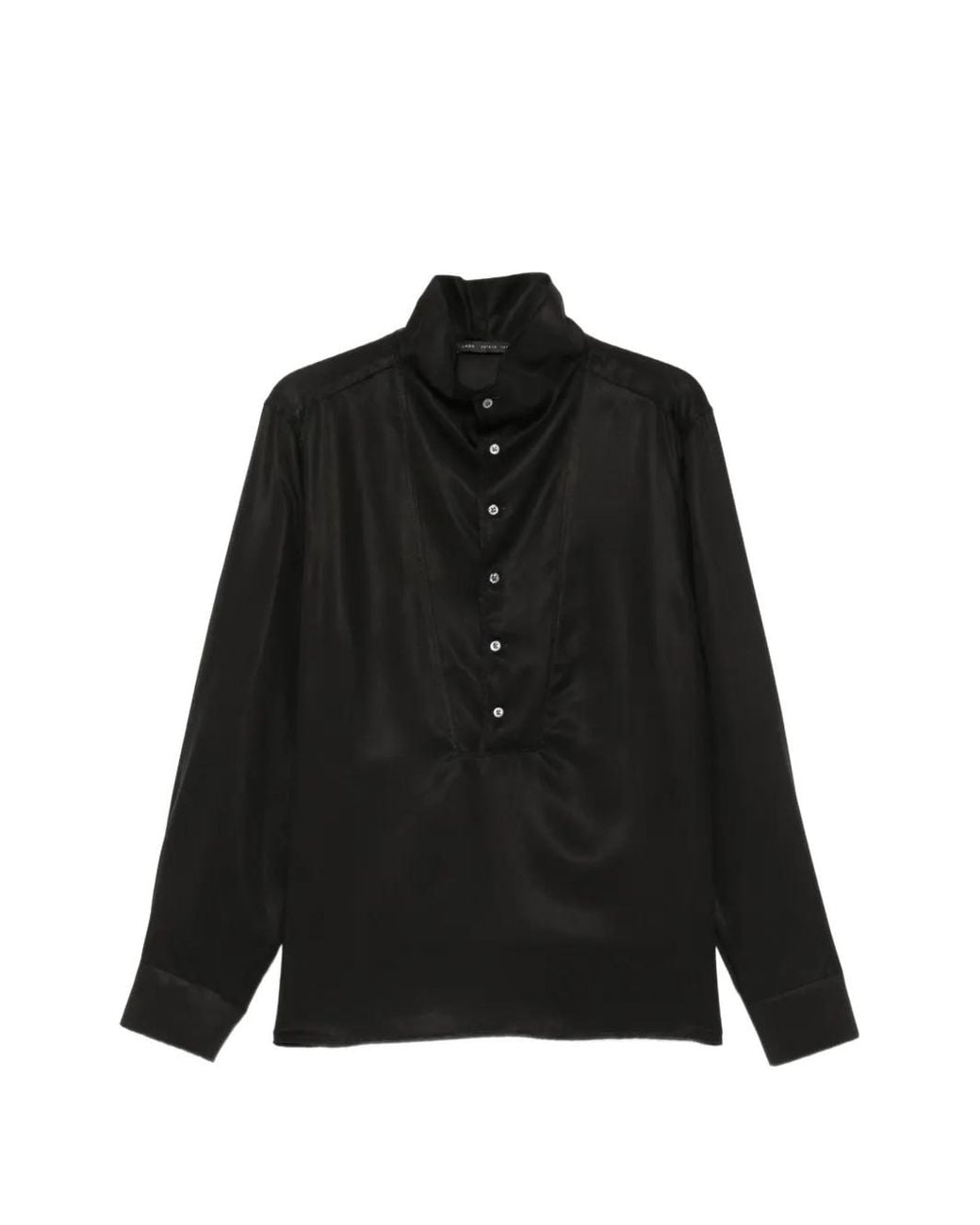 Low Brand Black Chemise À Col Montant for men