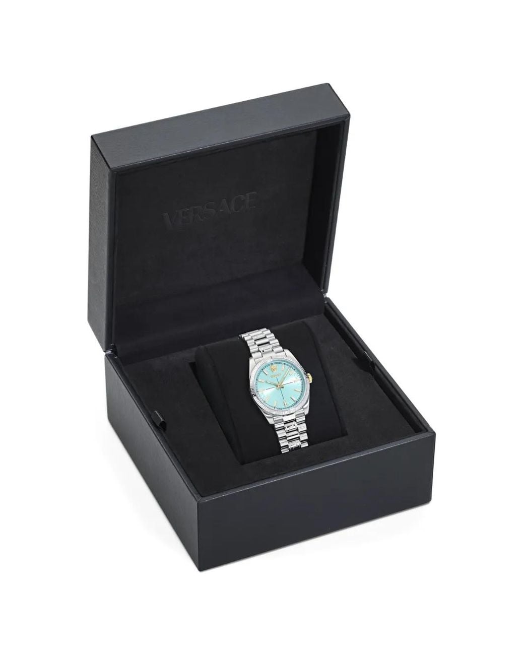 Versace Blue Montre Lady Greca 32 Mm