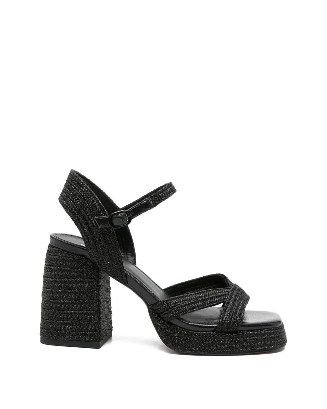 Exe' Black Havana Platform Sandals
