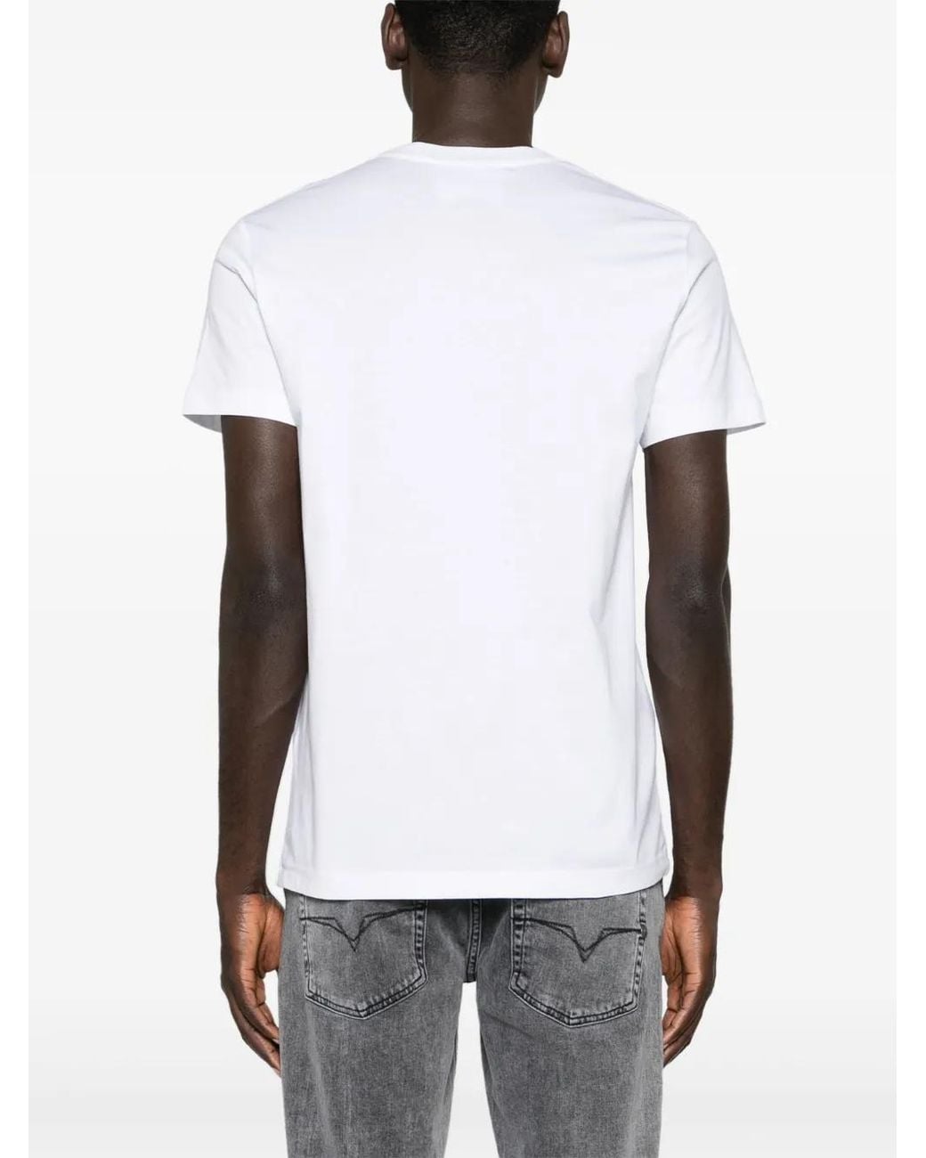 Versace Jeans Couture White Versace Jeans T-Shirts And Polos for men