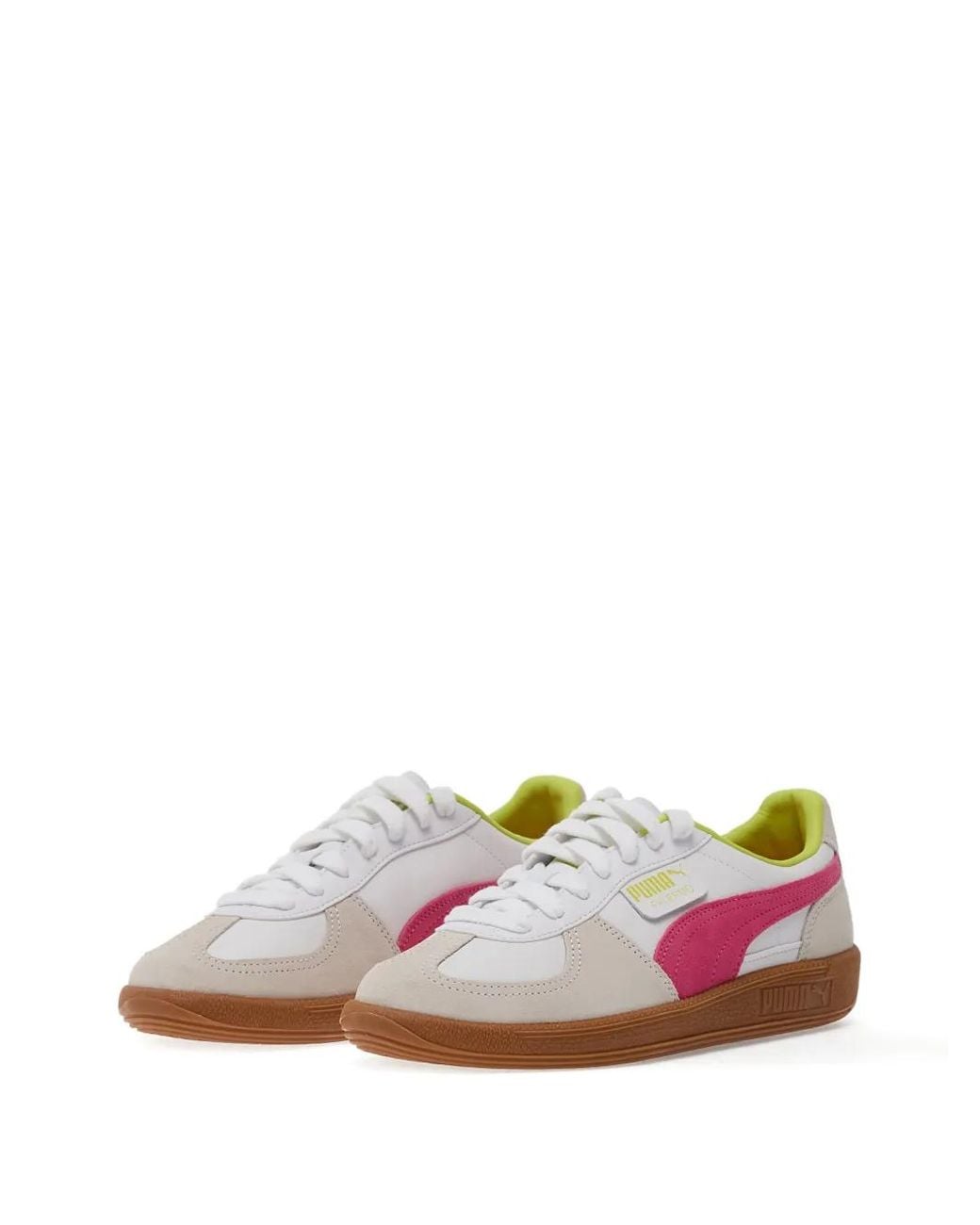 PUMA White Palermo Sneakers