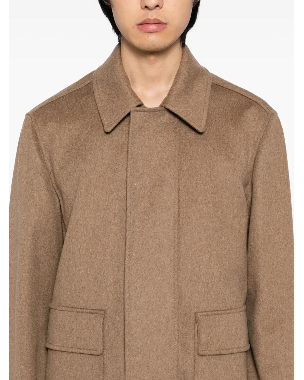 Lardini Brown Wool Jacket for men
