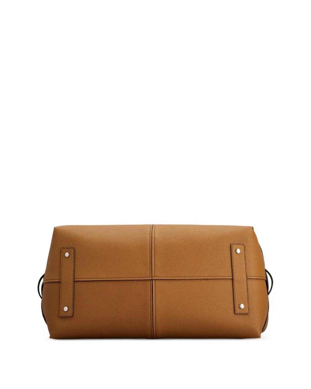 Tod's Brown Sac Fourre-Tout Grainé À Patch Logo for men