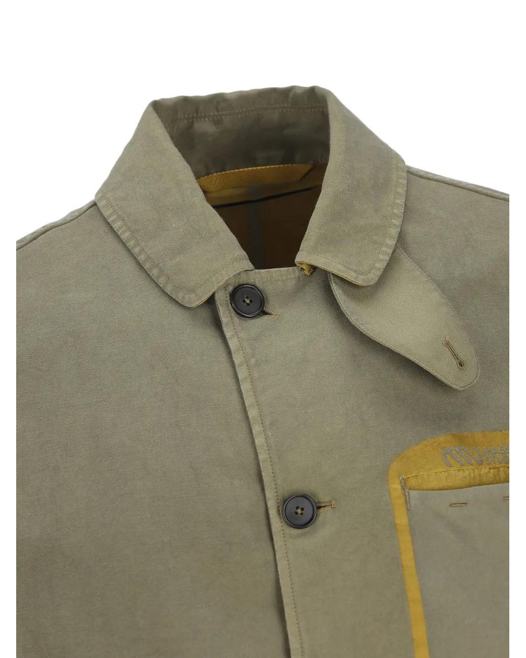 Massimo Osti Studio Green Patch-Pocket Jacket for men
