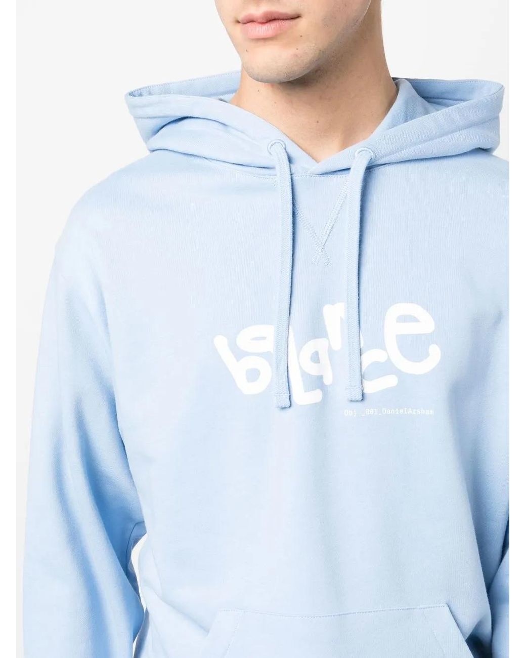 Objects IV Life Blue Balance Graphic-Print Hoodie for men