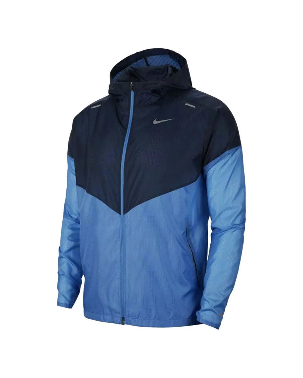 Nike Blue Windrunner Colour-Block Jacket for men