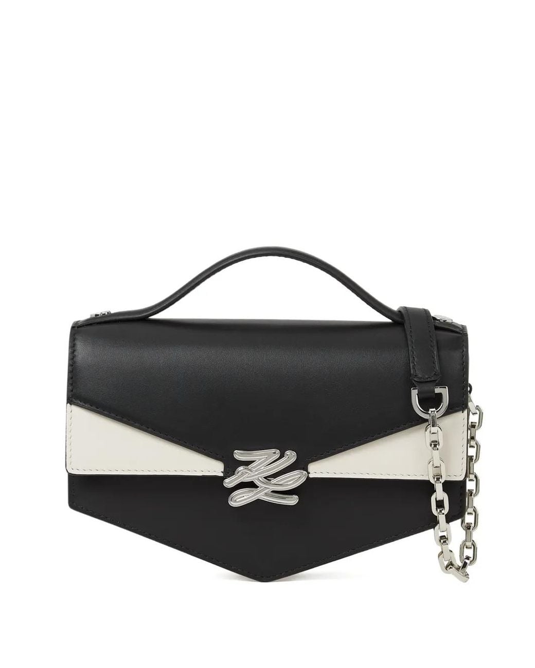 Karl Lagerfeld Black Karl Studio Small Autograph Tote Bag