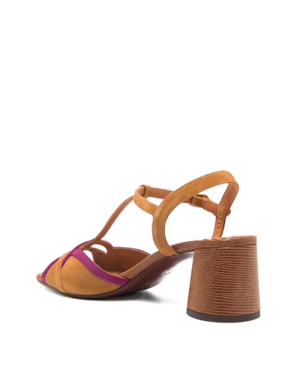 Chie Mihara Pink Ryejo T-Strap Leather Sandals