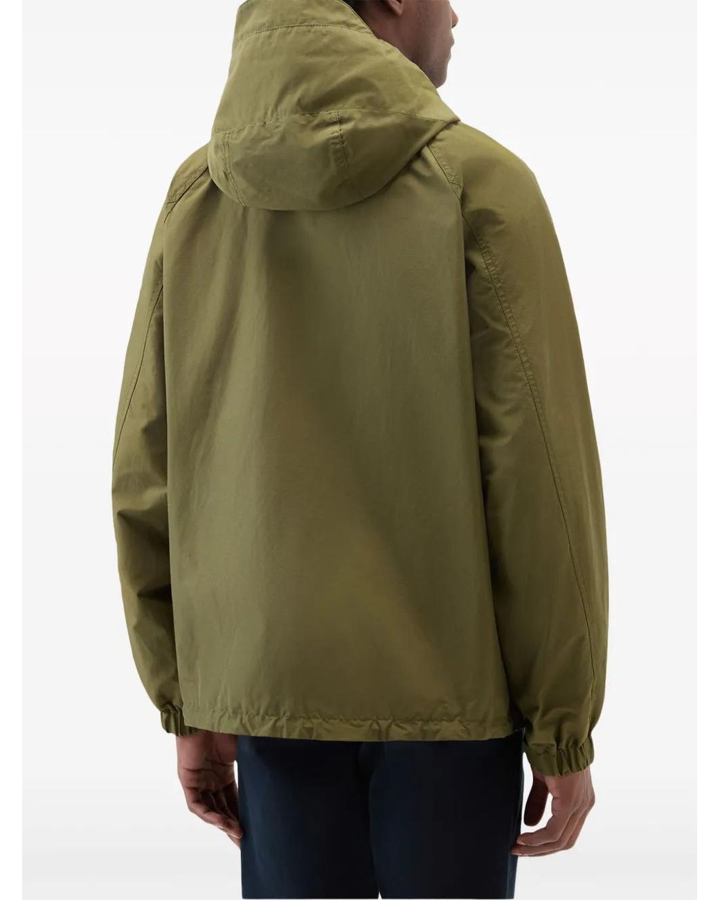 Woolrich Green Cruiser Hooded Jacket for men
