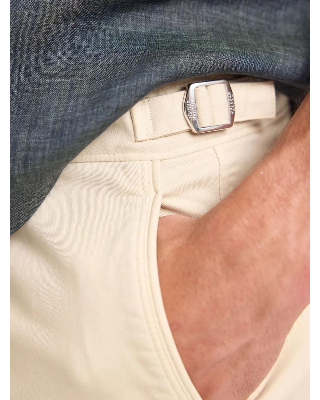 Pantalones Cortos Con Cinturón Orlebar Brown de hombre de color Natural