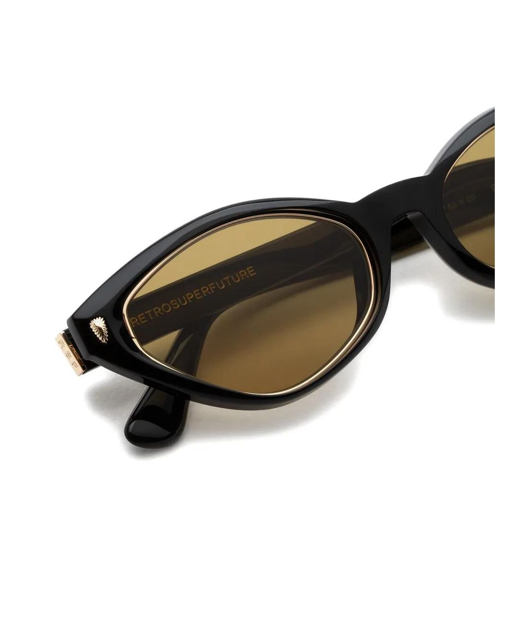 Retrosuperfuture Black Echo Cat-Eye Sunglasses