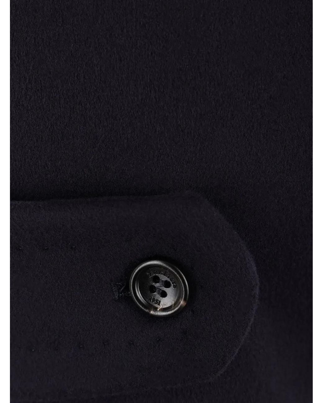 Chaquetón Con Doble Botonadura Max Mara de color Blue