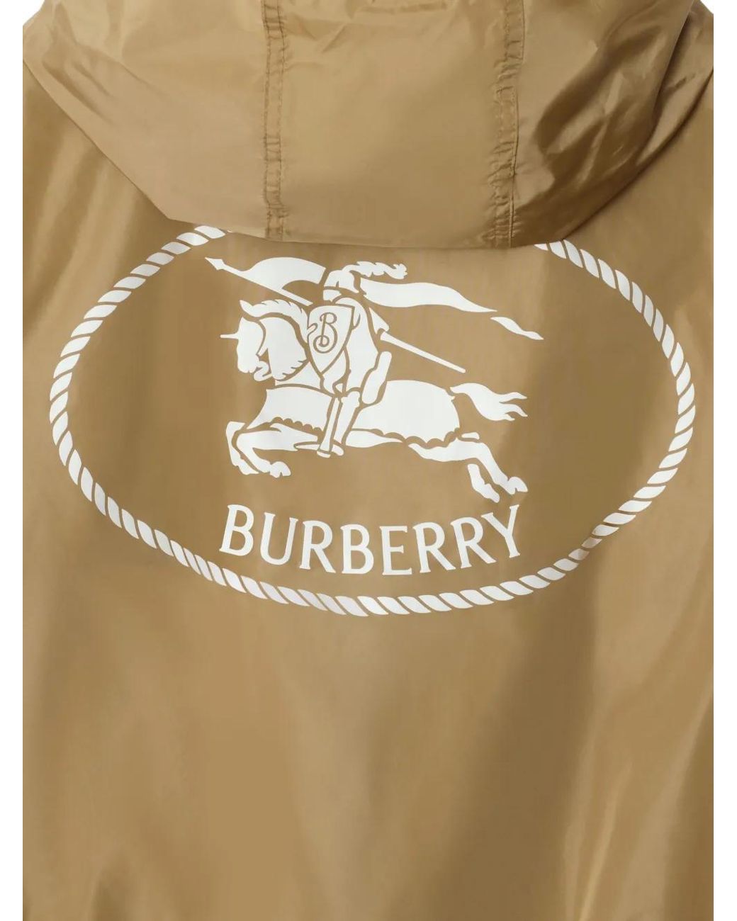 Burberry Natural Knight Stamp Nylonjacke