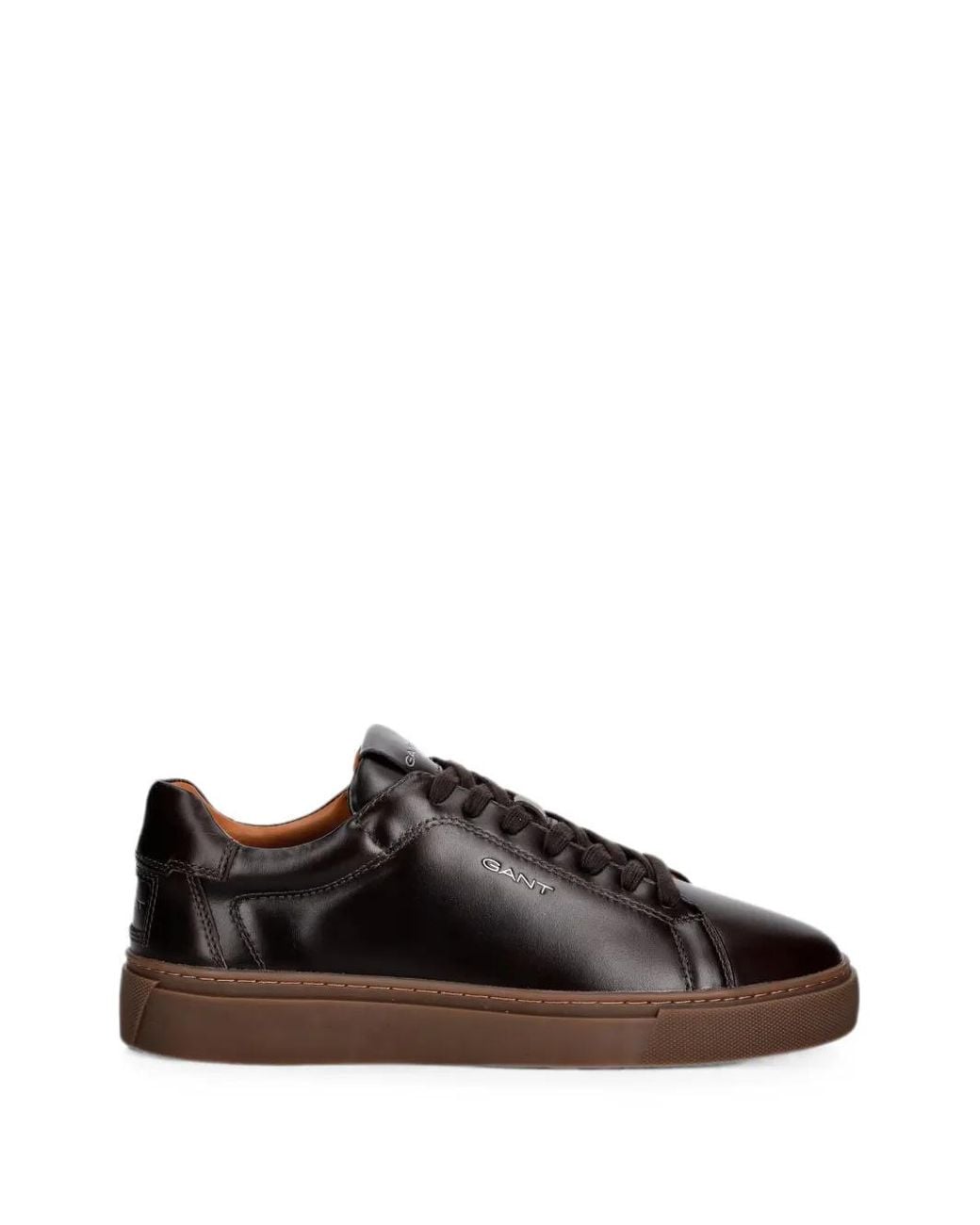 Gant Black Lace-Up Leather Sneakers for men