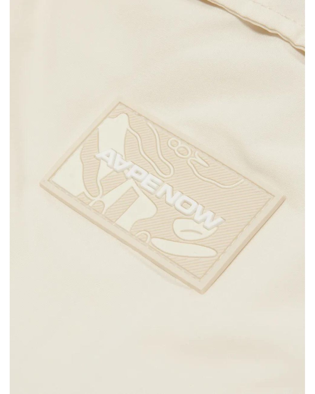 Bermudas Cargo Con Parche Del Logo Aape By A Bathing Ape de hombre de color White