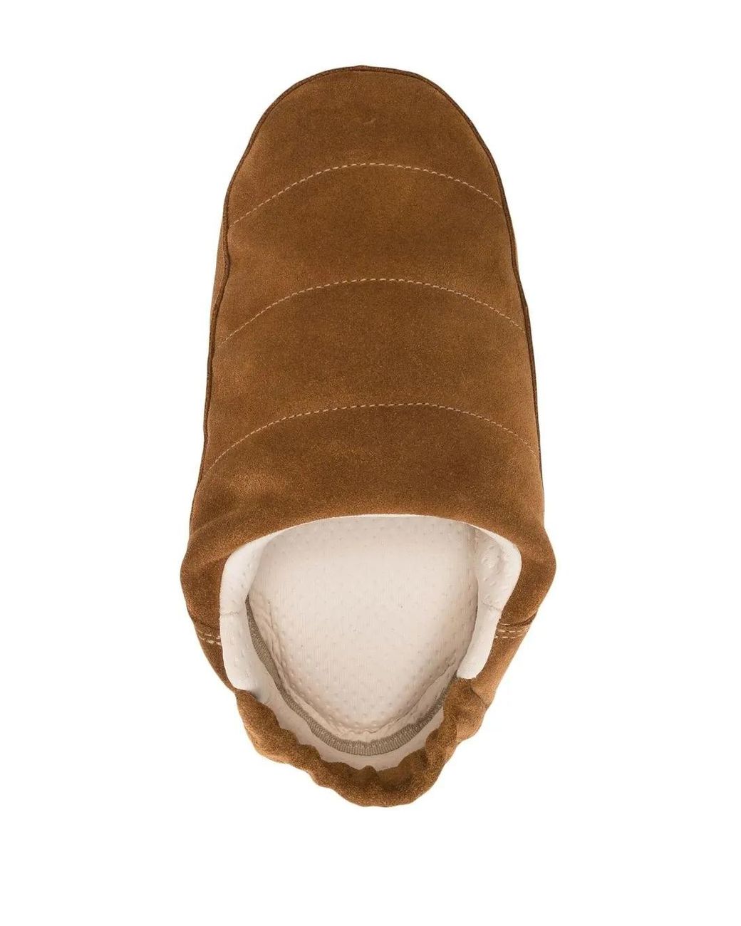 Moon Boot Brown Evolution Suede Slippers