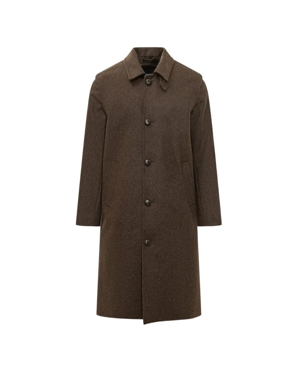 Schneiders Brown Alexander Button-Up Coat for men