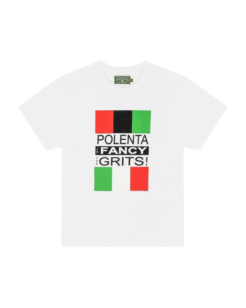 DENIM TEARS White Kmg Polenta T-Shirt for men