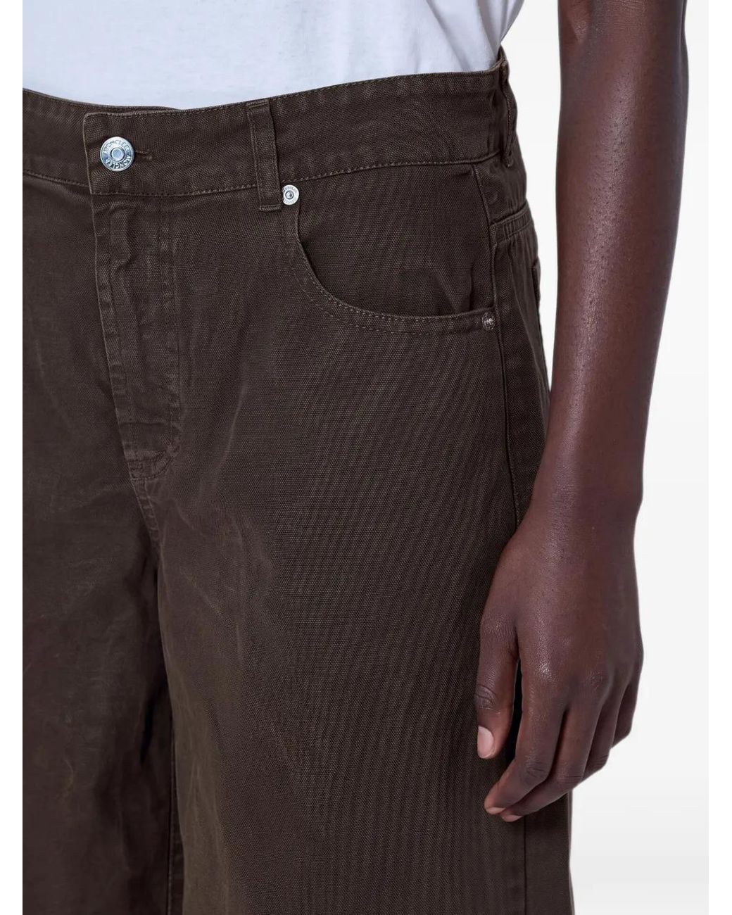 Moncler Brown Patch-Pocket Trousers