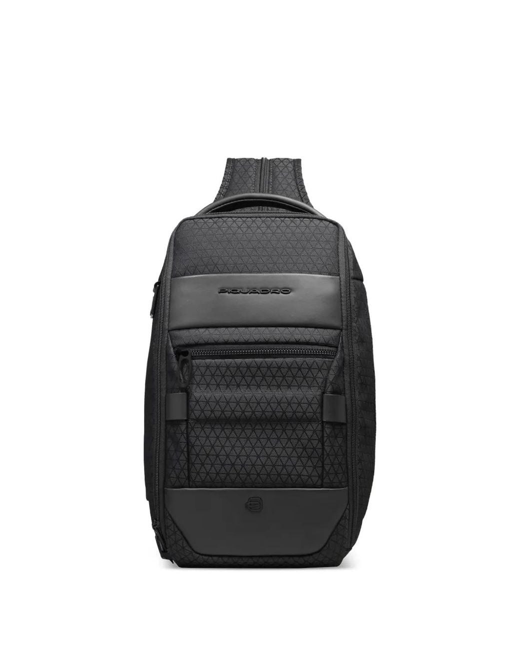 Piquadro Black Top-Handle Backpack