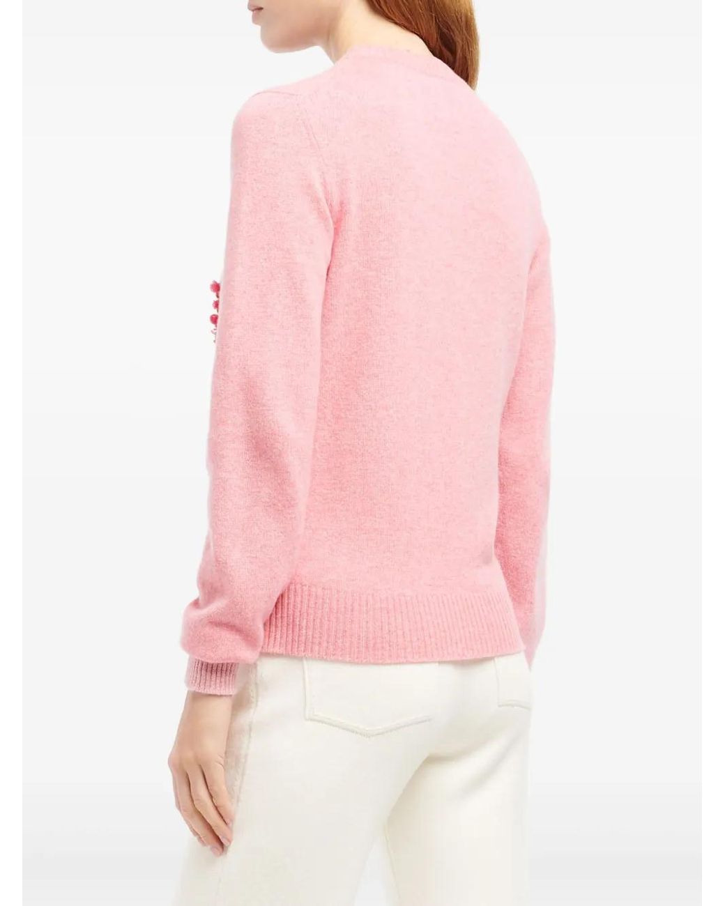 Pull En Cachemire À Logo 3D Barrie en coloris Pink