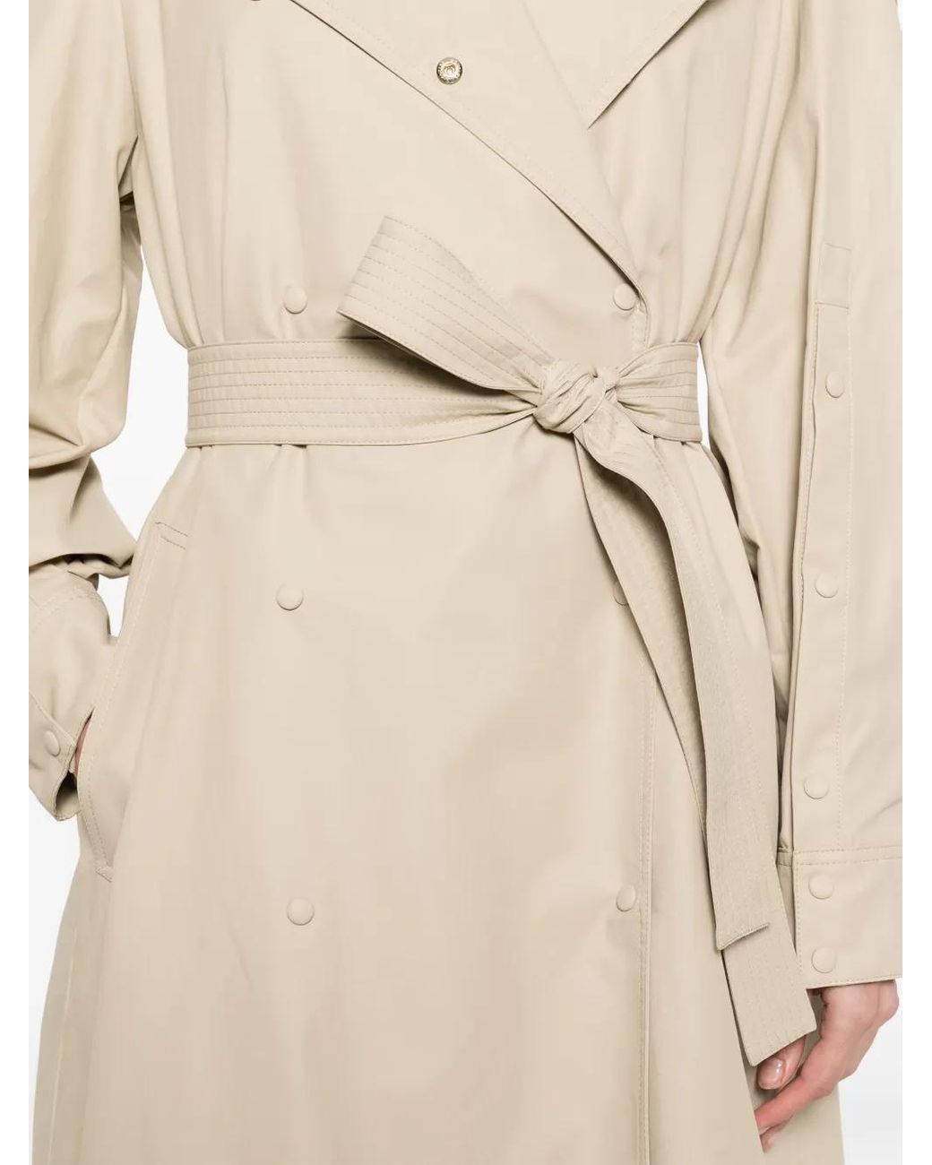 Moncler Natural Gourdon Trench Coat