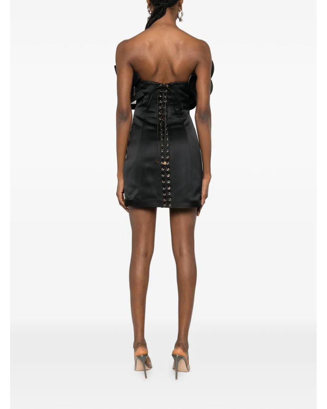 Elisabetta Franchi Black Polyester Dress