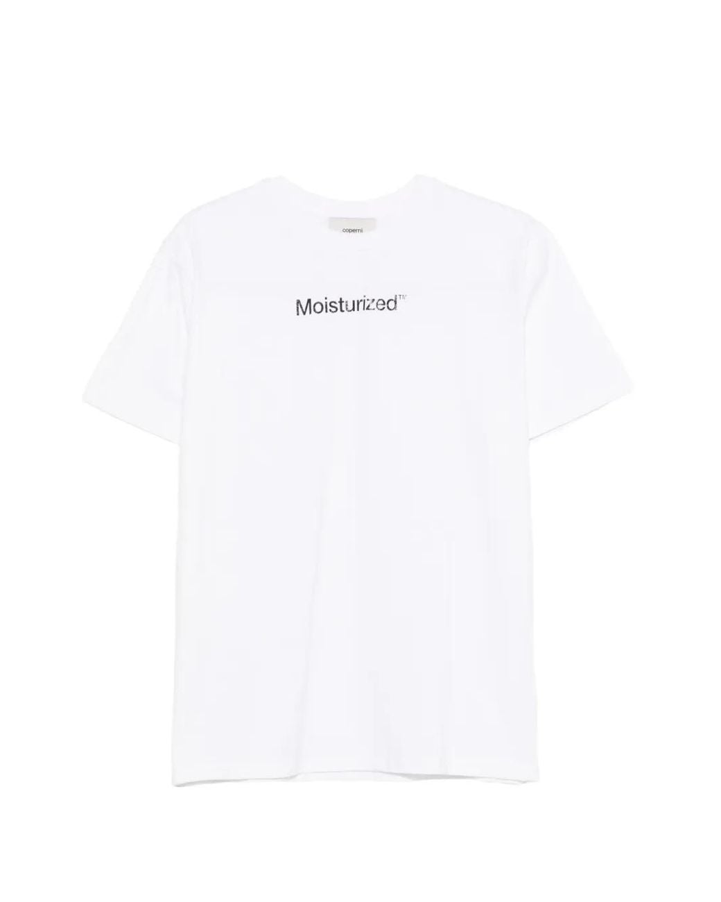 Coperni White Text-Print T-Shirt