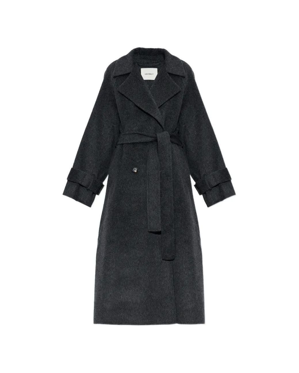Lisa Yang Blue Double Belted Coat